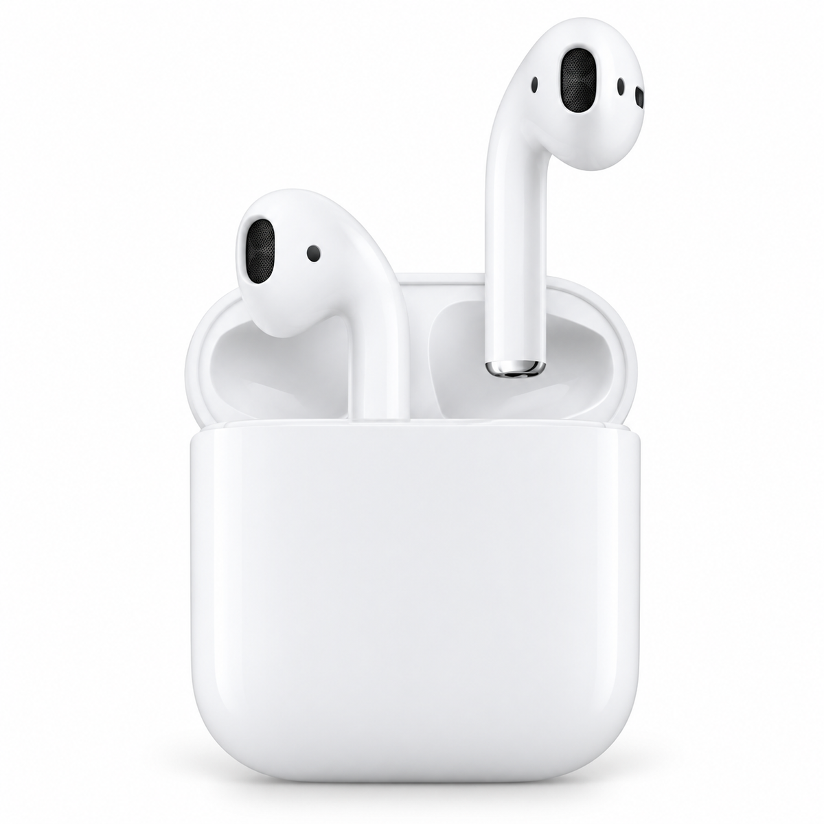 Ap White Wireless Earbuds with Charging Case