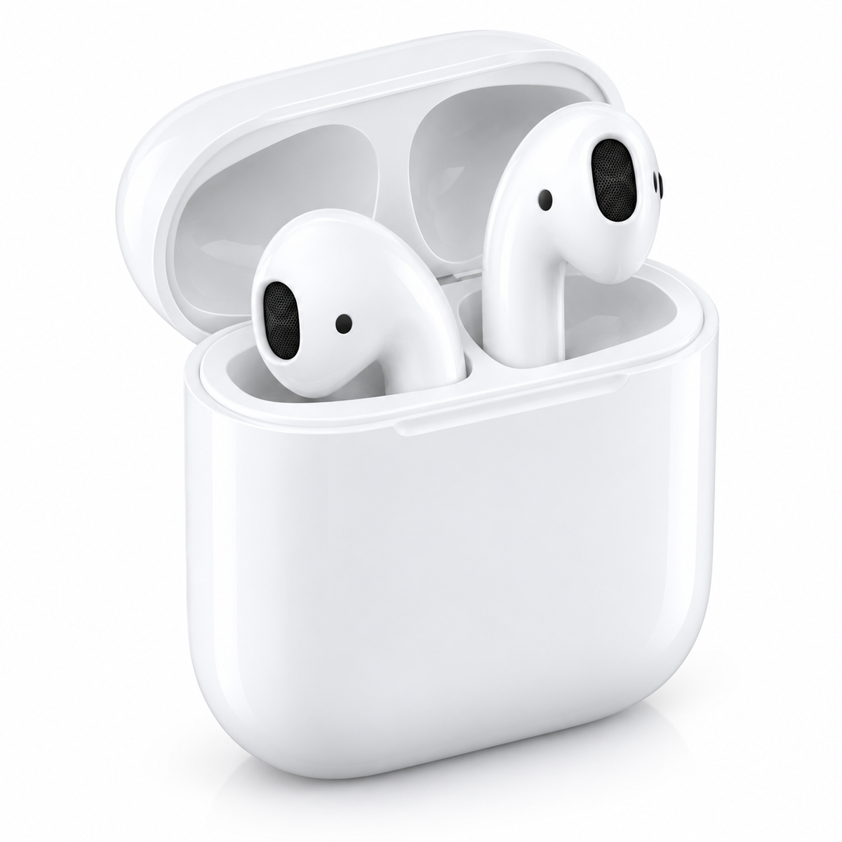 Ap White Wireless Earbuds with Charging Case