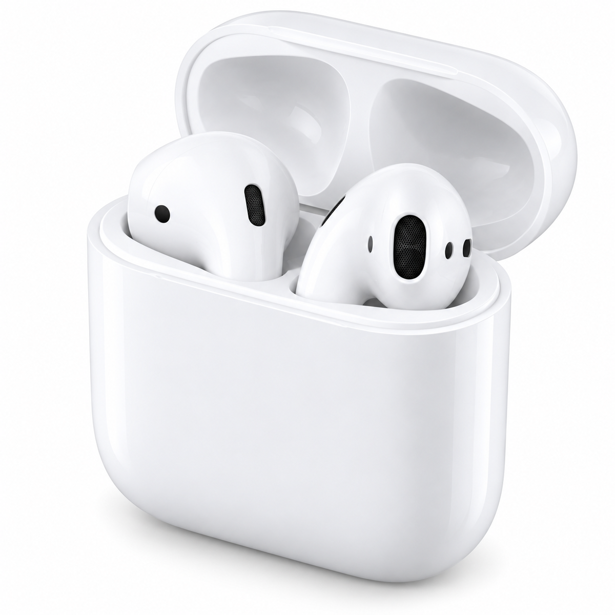 Ap White Wireless Earbuds with Charging Case